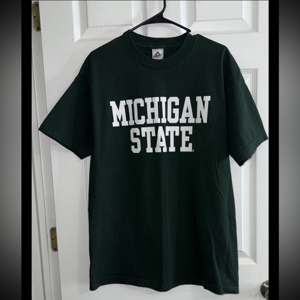 All Style Apparel Michigan State T-Shirt Dark Green LG